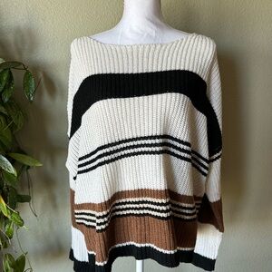 Striped Knit Sweater